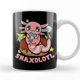 Baskı Dükkanı Cute Funny Snaxolotl Adorable Snacking Axolotl Kupa