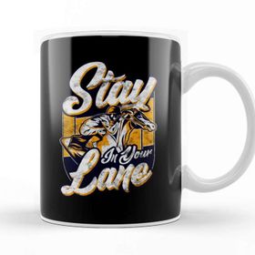 Baskı Dükkanı Cute Funny Stay In Your Lane Horseriding Racing Kupa