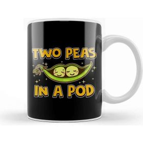 Baskı Dükkanı Cute Funny Two Peas In A Pod Adorable Food Pun Kupa