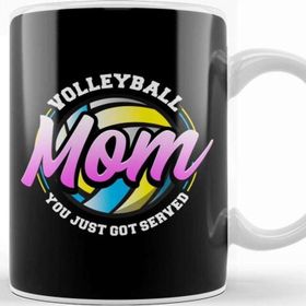 Baskı Dükkanı Cute Funny Volleyball Mom You Just Got Served Kupa