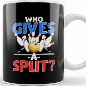 Baskı Dükkanı Cute Funny Who Gives A Split Pun Bowler Kupa