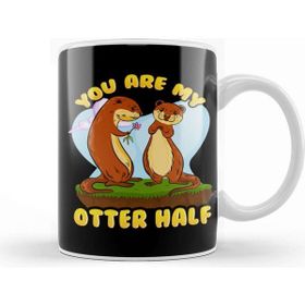 Baskı Dükkanı Cute Funny You Are My Otter Half Romantic Pun Kupa