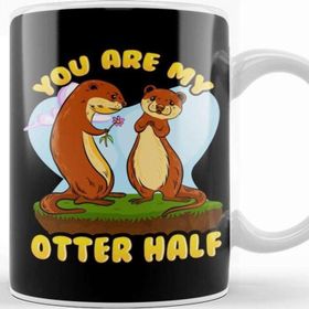 Baskı Dükkanı Cute Funny You Are My Otter Half Romantic Pun Kupa