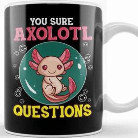 Baskı Dükkanı Cute Funny You Sure Axolotl Questions Fish Pun Kupa