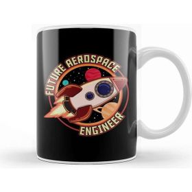 Baskı Dükkanı Cute Future Aerospace Engineer Spaceship Launch Kupa
