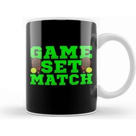 Baskı Dükkanı Cute Game Set Match Tennis Players Kupa