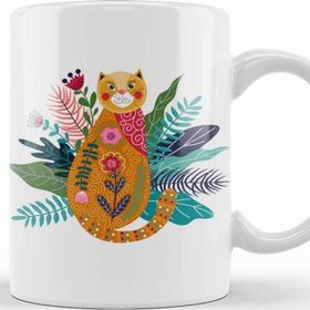 Baskı Dükkanı Cute Ginger Cat Kupa