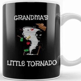 Baskı Dükkanı Cute Grandma S Little Tornado Kids Kupa