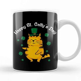 Baskı Dükkanı Cute Happy St Catty S Day St Patrick S Day 2020 Kupa