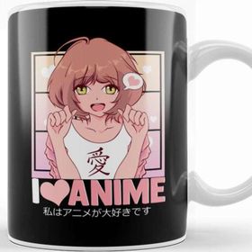 Baskı Dükkanı Cute I Love Anime Girl Japanese Kawaii Obsessed Kupa