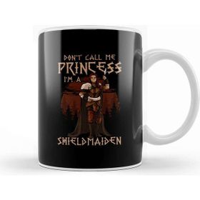 Baskı Dükkanı Cute I M a Shield Maiden Dont Call Me Princess Kupa