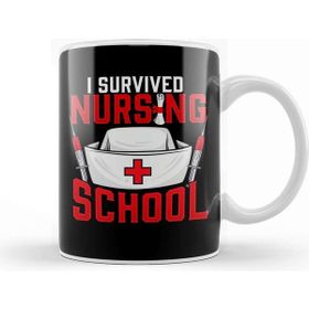 Baskı Dükkanı Cute I Survived Nursing School Rn Graduation Kupa