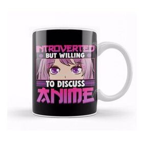 Baskı Dükkanı Cute Introverted But Willing to Discuss Anime Girl Kupa Bardak