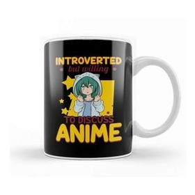 Baskı Dükkanı Cute Introverted But Willing to Discuss Anime Girl Kupa Bardak