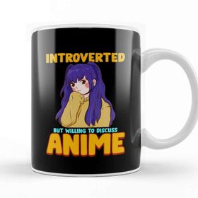 Baskı Dükkanı Cute Introverted But Willing to Discuss Anime Girl Kupa Bardak