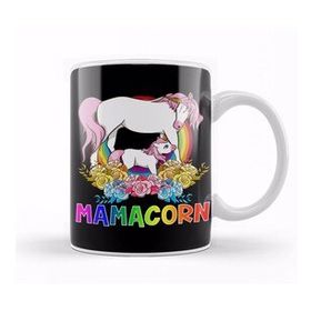 Baskı Dükkanı Cute Mamacorn Unicorn Mom Adorable Loving Mama Kupa Bardak