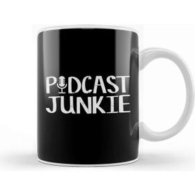 Baskı Dükkanı Cute Podcast Junkie Podcasting Podcasters Addict Kupa