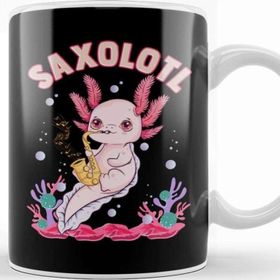 Baskı Dükkanı Cute Saxolotl Adorable Sax Playing Axolotl Pun Kupa