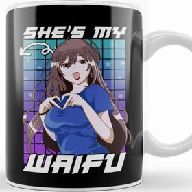 Baskı Dükkanı Cute She S My Waifu Anime Girl Kawaii Kupa