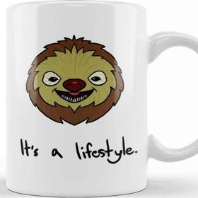 Baskı Dükkanı Cute Sloth It S A Lifestyle Funny Sloth Lovers Kupa