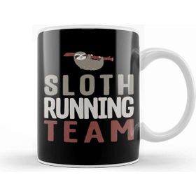 Baskı Dükkanı Cute Sloth Running Team Slothlike Runners Joke Kupa