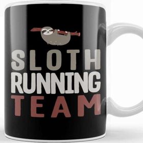 Baskı Dükkanı Cute Sloth Running Team Slothlike Runners Joke Kupa