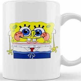 Baskı Dükkanı Cute Spongebob Süngerbob Kupa
