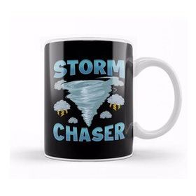 Baskı Dükkanı Cute Storm Chaser Severe Weather Tornado Hurricane Kupa Bardak
