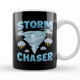 Baskı Dükkanı Cute Storm Chaser Severe Weather Tornado Hurricane Kupa Bardak