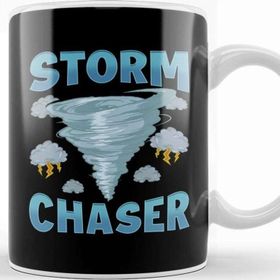 Baskı Dükkanı Cute Storm Chaser Severe Weather Tornado Hurricane Kupa Bardak