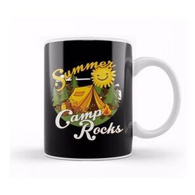 Baskı Dükkanı Cute Summer Camp Rocks Camping For Campers Kupa Bardak