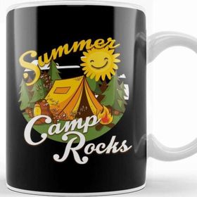 Baskı Dükkanı Cute Summer Camp Rocks Camping For Campers Kupa Bardak