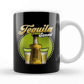 Baskı Dükkanı Cute Tequila Squad Margarita Drinking Drinkers Beyaz 330 ml Porselen Kupa