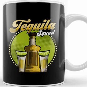 Baskı Dükkanı Cute Tequila Squad Margarita Drinking Drinkers Beyaz 330 ml Porselen Kupa