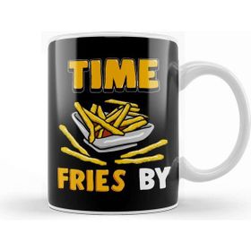 Baskı Dükkanı Cute Time Fries By Funny French Fry Food Pun Kupa