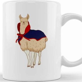 Baskı Dükkanı Cute Vampire Llama Halloween Funny Vampire Llama Kupa Bardak