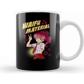 Baskı Dükkanı Cute Waifu Material Adorable Anime Girl Kawaii Kupa Bardak