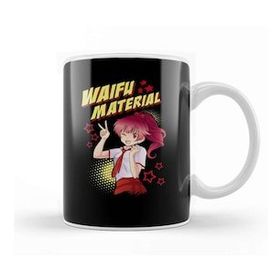 Baskı Dükkanı Cute Waifu Material Adorable Anime Girl Kawaii Kupa Bardak