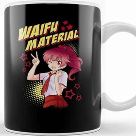 Baskı Dükkanı Cute Waifu Material Adorable Anime Girl Kawaii Kupa Bardak