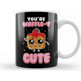 Baskı Dükkanı Cute Youre Waffle Y Awfully Punny Breakfast Pun Kupa