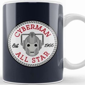 Baskı Dükkanı Cyberman Doctor Who All Star Converse Logo Kupa