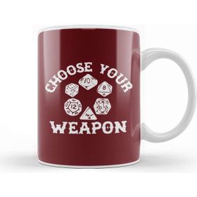 Baskı Dükkanı D And D Choose Your Weapon Dice Kupa