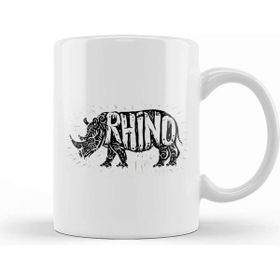 Baskı Dükkanı Dabbing Rhino Rhinoceros Dab Animal 02 Kupa Bardak