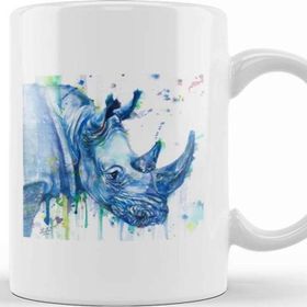 Baskı Dükkanı Dabbing Rhino Rhinoceros Dab Animal 02 Kupa Bardak