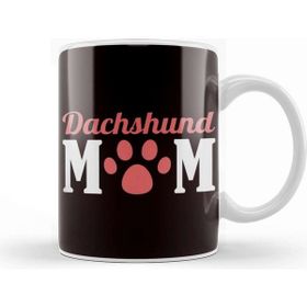 Baskı Dükkanı Dachshund Mom Paw Puppy Wiener Sausage Dog Breed Kupa Bardak