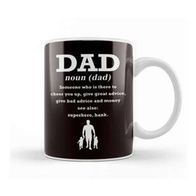 Baskı Dükkanı Dad Definition Papa Father Daddy Stepdad Daughter Son Poppa Kupa Bardak