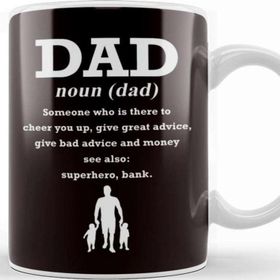 Baskı Dükkanı Dad Definition Papa Father Daddy Stepdad Daughter Son Poppa Kupa Bardak
