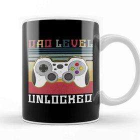 Baskı Dükkanı Dad Level Unlocked Gaming New Dad Baby Announcement Fathers Day Kupa