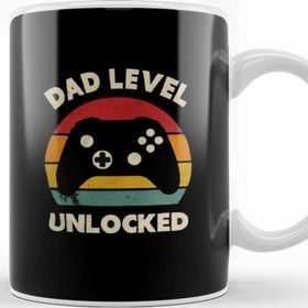 Baskı Dükkanı Dad Level Unlocked Gaming New Dad Baby Announcement Fathers Day Kupa