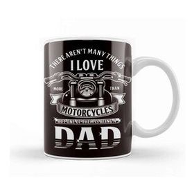 Baskı Dükkanı Dad Motorcycle Biker Father Daddy Papa Poppa Stepdad Husband Kupa